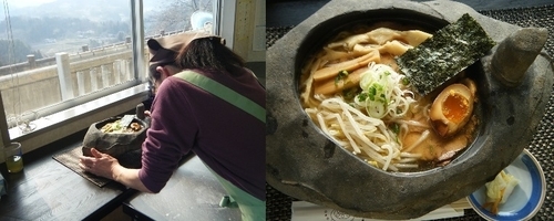 「ピンカラ石ラーメン(飛び魚)980円」@UFO物産館の写真