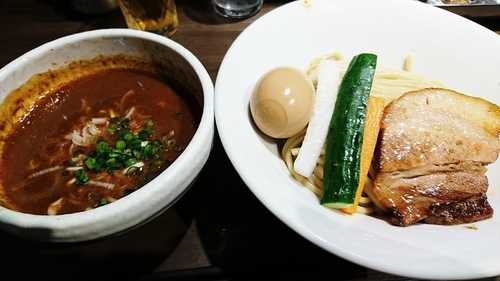 「(限定)あらい版辛つけ麺改」@つけ麺 一燈の写真