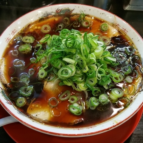 「松本ブラック中華そば(６９０円)」@中華そば マルキ商店の写真