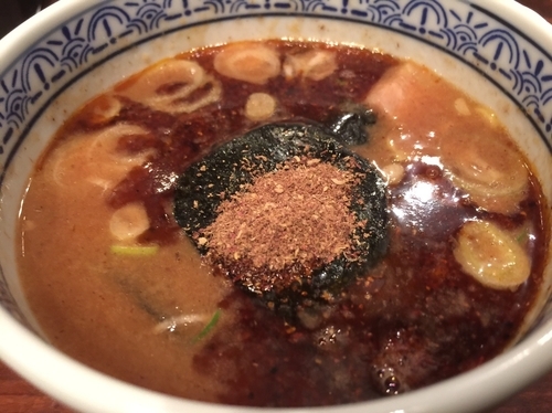 「山椒つけ麺(中)」@つけ麺専門店 三田製麺所 五反田店の写真