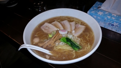 「中華そば 大盛」@銀座 朧月 目黒処の写真
