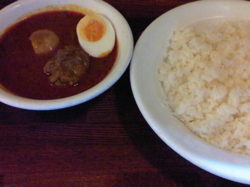 「チキンカリー ライス大盛 (700円)」@タイカリー ピキヌーの写真