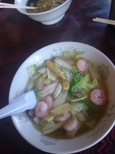 「エビそば」@大衆食堂ひょうたんの写真