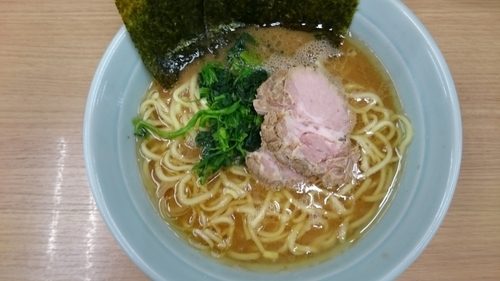「ラーメン￥600(ライスサービス)」@横浜ラーメン 武蔵家 日吉店の写真