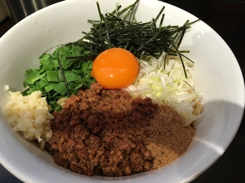 「台湾まぜそばZ 850円」@自家製麺ほうきぼし 神田店の写真