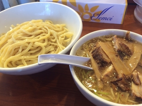 「つけめん　こってり　極太麺200g」@上田らあめん はちの写真