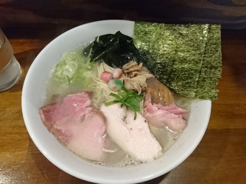 「限定 蛤・煮干しの春そば」@煮干専門 中華そば 平八の写真