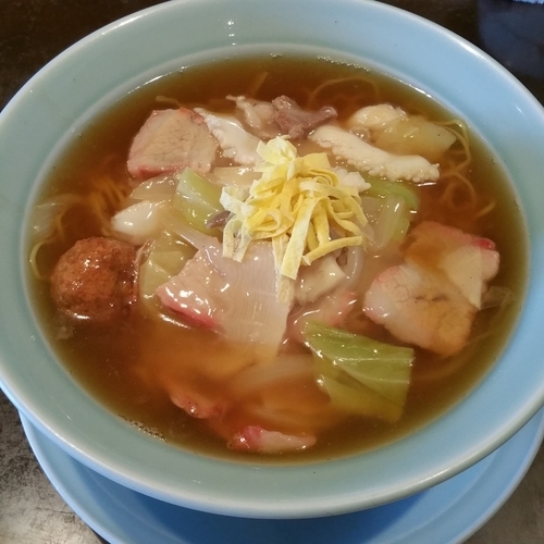 「バン麺（五目うま煮のせ)１,３００円」@驪山の写真