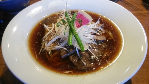 「【限定】肉そばジビエ」@寿製麺よしかわ 川越店の写真