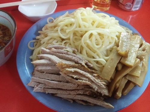 「こいくちチャーシューつけそば大盛メンマOP」@丸長 勝田台店の写真