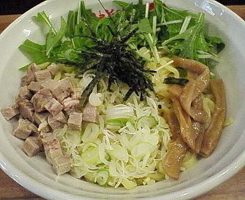 「油そば　塩　大盛　７２０円」@油そば 力の写真