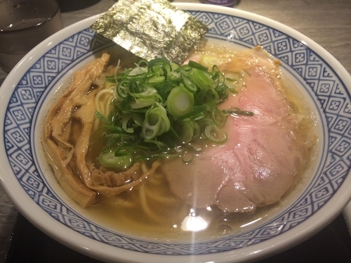 「鮪節　塩そば　大盛」@中華そば 鍾馗の写真