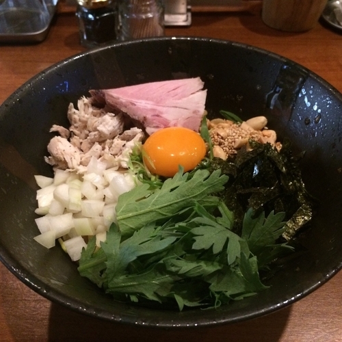 「限定醤油まぜそば¥800」@まぜそば めん佳の写真