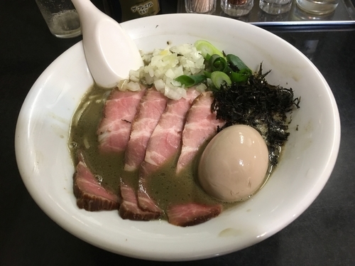 「【限定】濃厚そば＋チャーシュー＋味玉」@麺処 晴の写真