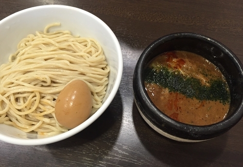 「味噌つけ麺 （大盛り）＋煮卵」@麺や 蒼輝 AOIKAGAYAKIの写真