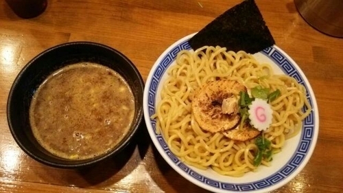 「濃厚つけ麺(大)(あつもり)」@馳走麺 狸穴の写真