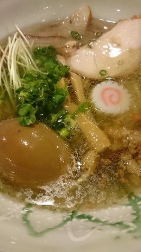 「味玉塩ラーメン８８０円」@G麺7の写真