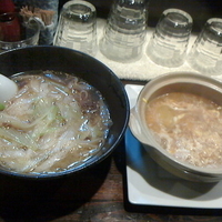 ネギそばＶｅｒ２（650円）+玉子雑炊（オプション）(270