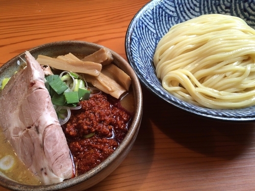 「つけそば辛味噌（1,000円）」@麺 一直の写真