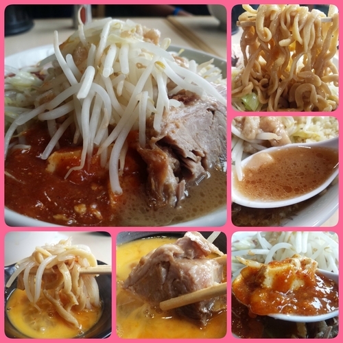 「フュージョン＋生卵」@蒙麺 火の豚の写真