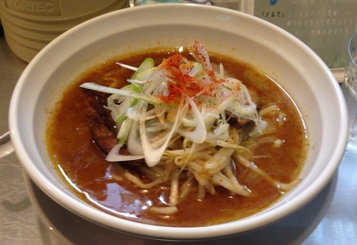「junkoのspice misoラーメン(限定)800円」@貝出汁しっぽりラーメン 純子の写真