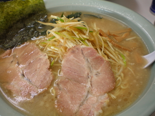 「ねぎラーメン中盛　780円」@◯つばき食堂の写真