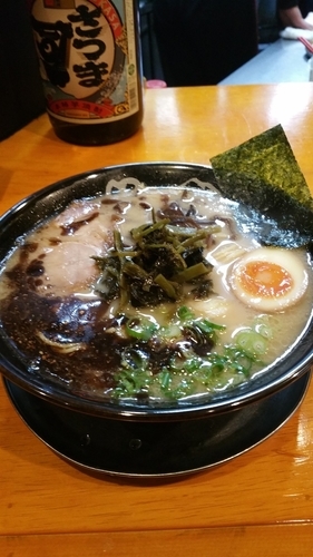 「高菜らーめん」@熊本ラーメン 火の国 改の写真