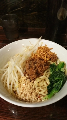 「汁なし担々麺」@自家製麺ほうきぼし 神田店の写真