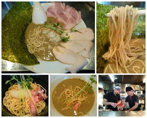 「【四周年“晴さん”コラボ限定】濃厚煮干豚骨」@さんじの写真