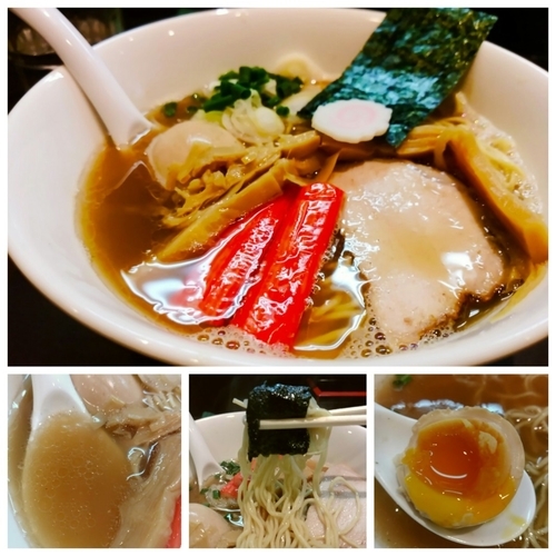 「【限定】カニ中華そば900円」@おおぜき中華そば店の写真