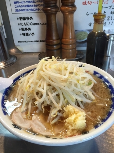 「小ニンニク」@ラーメン大 堀切店の写真