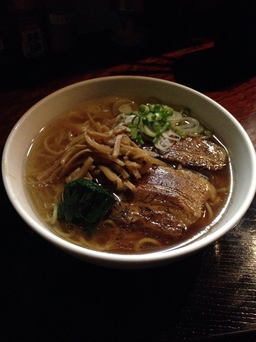 「自然洞ラーメン 黒」@自然洞 麺舗の写真