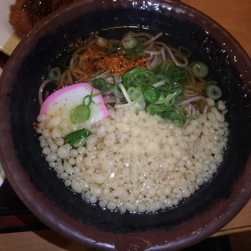 「かけそば(216円)他」@高陽食堂の写真