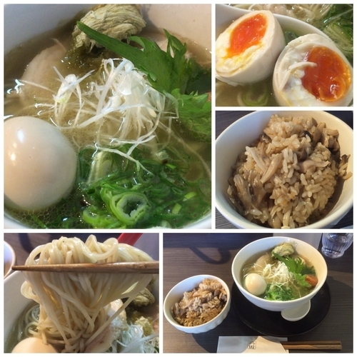 「【ランチA】梅塩らーめん 味玉付き+炊き込みご飯」@柳麺 呉田-goden-の写真