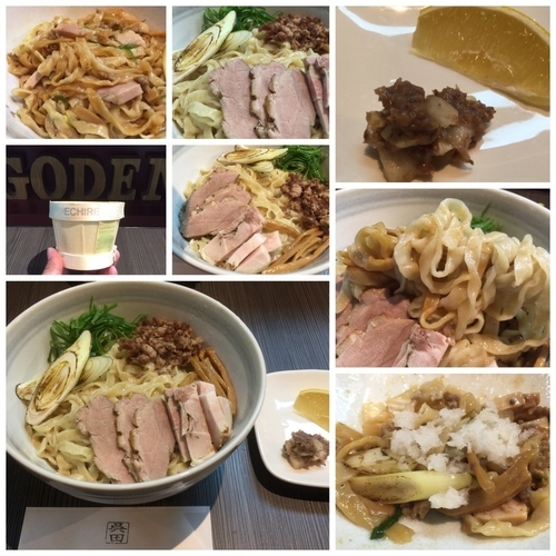 「【限定】鴨油とエシレバターの油そば 1050円＋ビール」@柳麺 呉田-goden-の写真