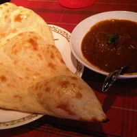 マトンカレー+ナン