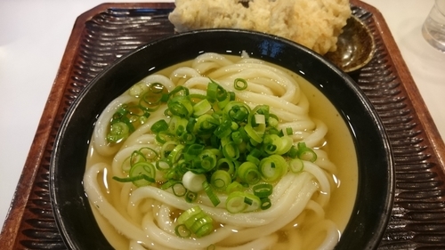 「かけ、鶏てん」@丸香の写真