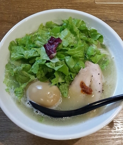 「味玉濃厚鶏そば850円」@AKEBIの写真