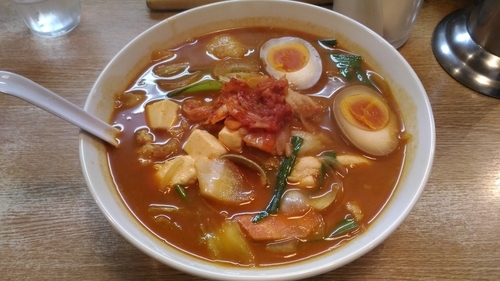 「海鮮チゲラーメン　(880円）」@麺飯厨房 青葉台の写真