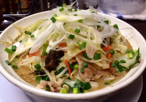 「【ナイトゲリラ―】汁・味噌タンメン900円　大盛り120円」@丸直の写真