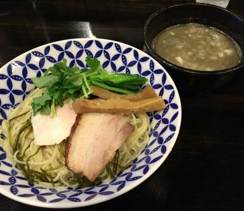 「【限定】がごめ昆布水掛け豚骨煮干つけ麺 830円」@麺喰屋 澤 水天宮本店の写真