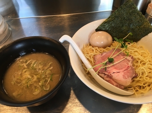 「3/8 限定 煮干香る清湯つけ麺 800円」@さんじの写真