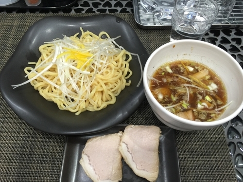 「柚子つけ麺」@赤青(MURASAKI)の写真