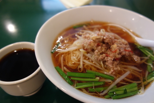 「ピリ辛台湾ラーメン880円がクーポン使用で500円」@百香亭 野田店の写真