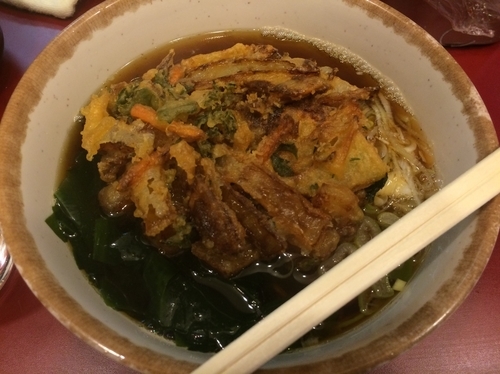 「かき揚げそば【350円】」@丹波屋の写真