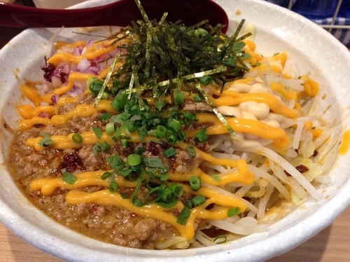 「みそまぜそば + ジャンク好き」@麺小屋 てちの写真