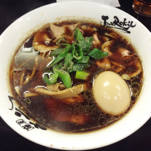 「中華そば+味玉」@麺屋 丈六の写真