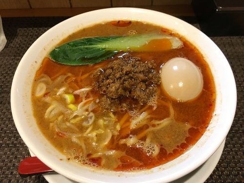 「3月限定 坦々麺 (通常麺 850円)」@麺庵ちとせの写真