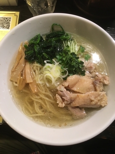 「塩生姜らー麺750円」@塩生姜らー麺専門店 MANNISHの写真