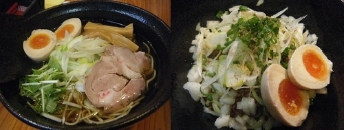 「中華そば700円（+汁なし担々麺750円+）味玉100円ほか」@麺匠 大喜の写真